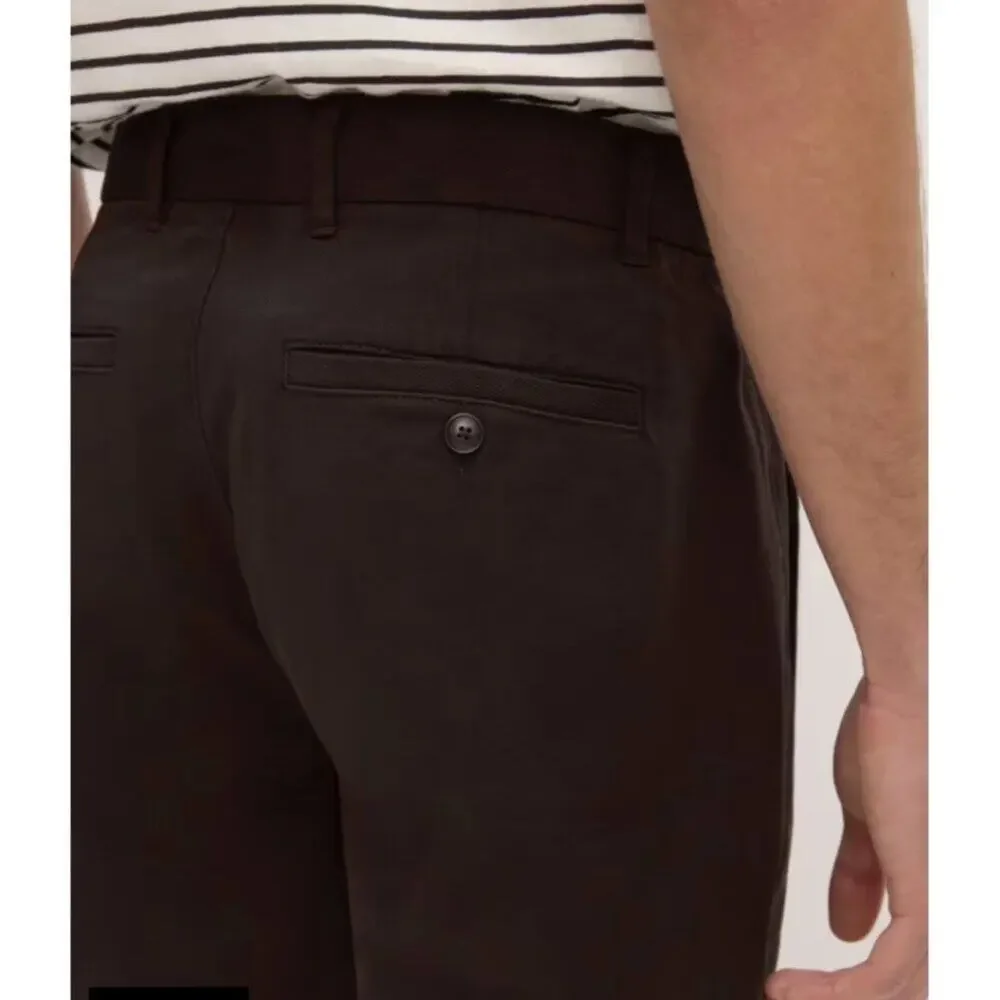 NWT Everlane Mens The Performance Chino Uniform‎ Pants Black 35x28